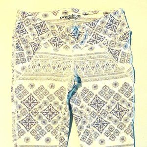 O'Neill leggings geometric white purple - XS